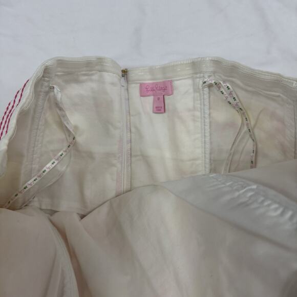 Lilly Pulitzer Size 12 Strapless Bowen Dress Happiest Hour Sun Beach Vacation - Picture 5 of 11